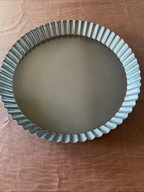 Non-Brand Black Fluted Tart Pan - Nonstick Home Kitchen Baking Pan